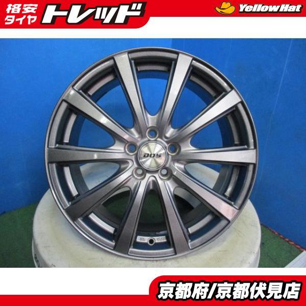 4本 良品!! 中古 D.O.S. アルミホイール 17インチ 7J +48 100 5H 4本 良品!! 中古 D.O.S. アルミホイール 17インチ 7J +48 100 5H