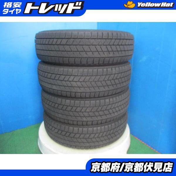 165/70R14 ブリヂストン ブリザック VRX3 中古冬 ４本　2021 2021年製ブリザックVRX3 165/70R14 中古4本 アクアマーチKei等