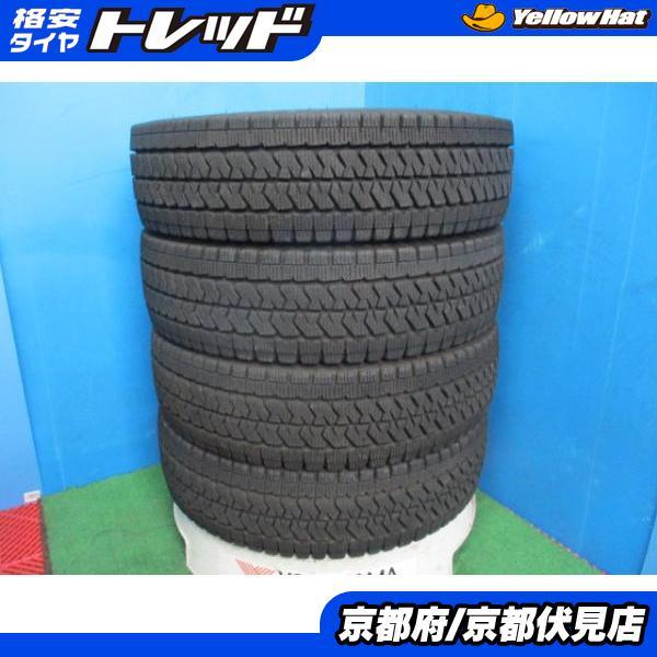 中古スタッドレスVL10 195/80R15 107/105 ハイエース4本 BRIDGESTONE 4本 2023年製 中古 スタッドレス タイヤ