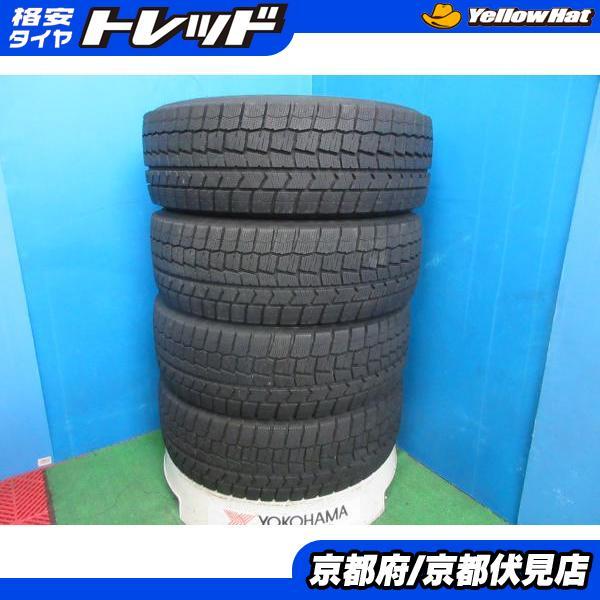 本州内送料無料 215/70R16 スタッドレス ダンロップ WM02 バリ山 DUNLOP（ダンロップ） 4本 バリ山!! 2022年製 中古 スタッドレス