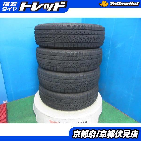 【受け渡し終了】スタッドレスタイヤのみ 155/65R14 ブリヂストンVRX2 2023年製造 BRIDGESTONE（ブリヂストン） 4本 2023年製 中古 スタッドレス タイヤ