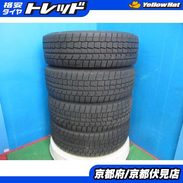 DUNLOP（ダンロップ） 4本 バリ山 2021年製 中古 スタッドレス タイヤ 