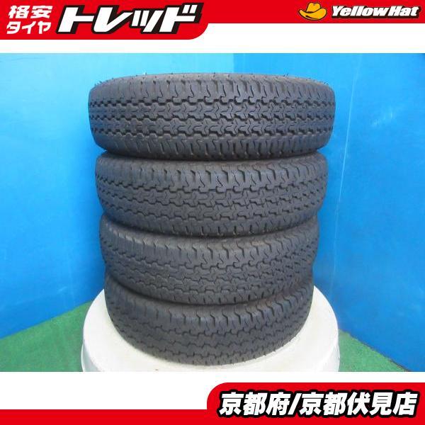 ▼２５中古ヨコハマSUPER VAN３５５　１４５／８０Ｒ１２ＬＴ軽バン用サマータイヤ４本セット darhan_s4215-23p4