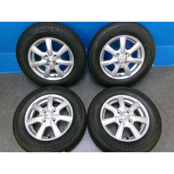 軽カーに】新品未使用 夏タイヤ【145/80R13 75S】DUNLOP製アルミ【13 