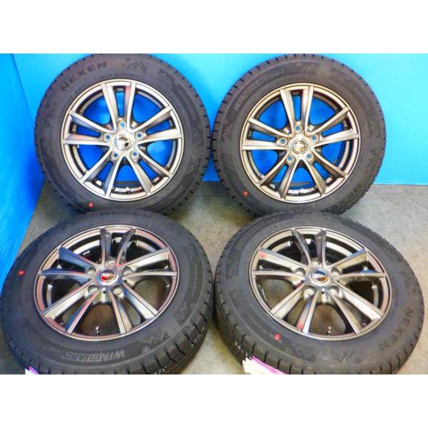 来店取替】185/65R15 スタッドレスタイヤ新品&中古アルミホイール付き