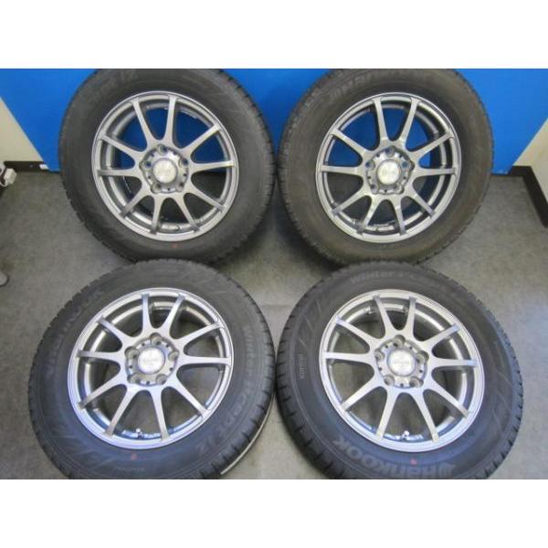 195/65R15 スタッドレスタイヤ（溝深） 195/65R15国産スタッドレスタイヤ&ホイール4本セット(オートバックス