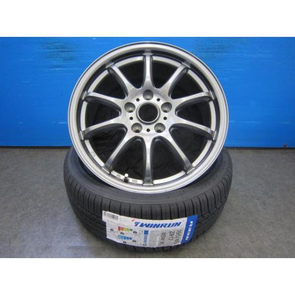 スイスポに】ツライチ狙い 7J +38 2025年製新品タイヤ【195/45R17 85W