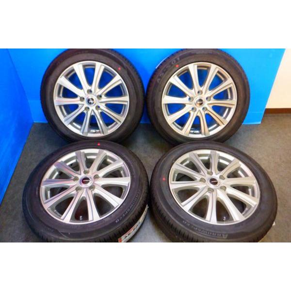 ヴェゼルに】新品夏タイヤ【215/55R17 94W】シルバーアルミ【17インチ 
