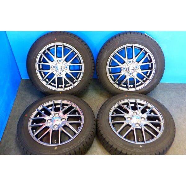 ダンロップサマータイヤ155／80R14 88／86N LT鉄ホイールセット深溝