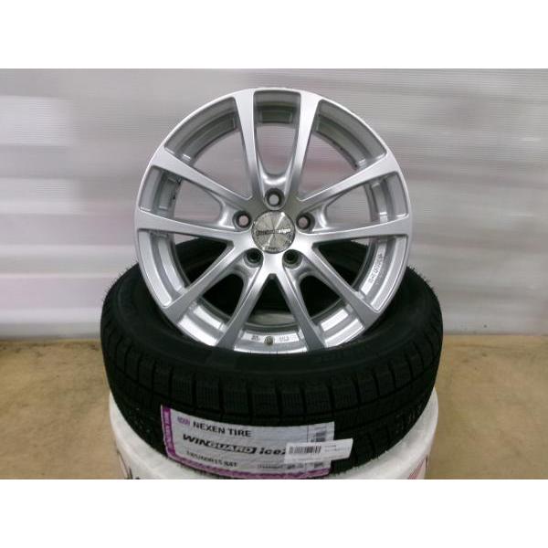VW Polo 6R純正 185/60R15 アルミホイール タイヤ 4本セット ネクセン 6R ポロ 4本 フォルクスワーゲン純正ボルト対応 15インチ5H 5