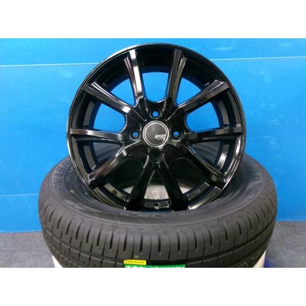 DUNLOP（ダンロップ） フィットハイブリッド 4本 黒 15インチ4H 4穴 