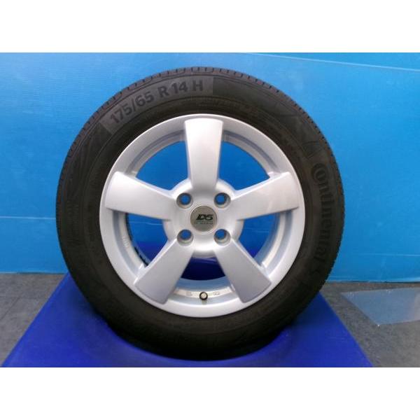 ルノー KCK カングー ファンカーゴ ベリーサ 4本 14インチ4H 4穴 PCD 100 深溝 175/65R14 夏用 夏タイヤアルミホイールセット