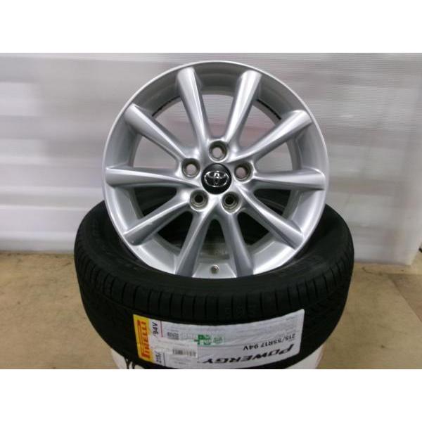 【送料込】トヨタ純正ホイール 50系エスティマ 17インチ PIRELLIタイヤ PIRELLI（ピレリ） 20 50系 エスティマ アエラス 4本 トヨタ純正 17