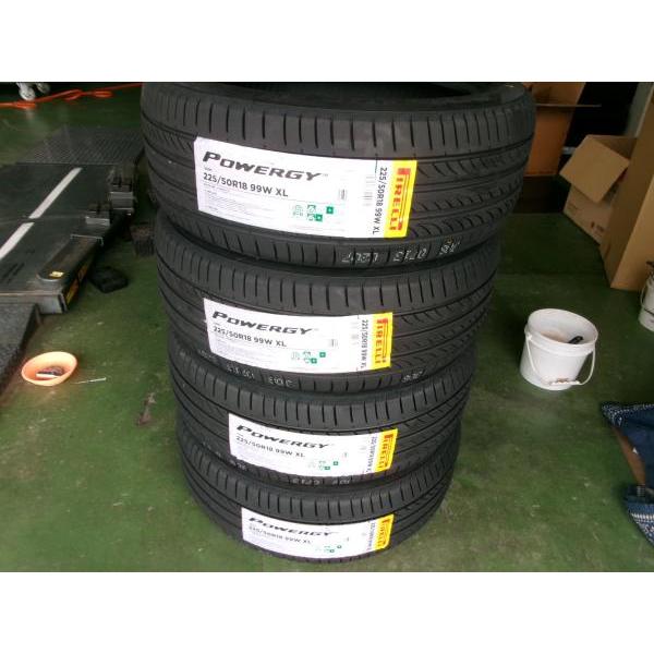 225/50R18 99W XL 4本 26年製 新品 ピレリ パワジー 低燃費 夏用 夏タイヤ 単品 エコタイヤ レクサス UX トヨタ カローラクロス純正サ