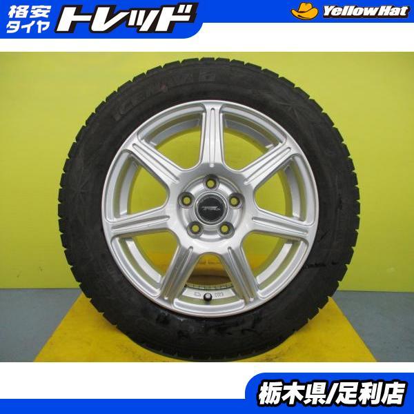 2代目 シエンタ 冬タイヤ 4本 8分山 グッドイヤー アイスナビ6 175/65R15 + 社外 ...