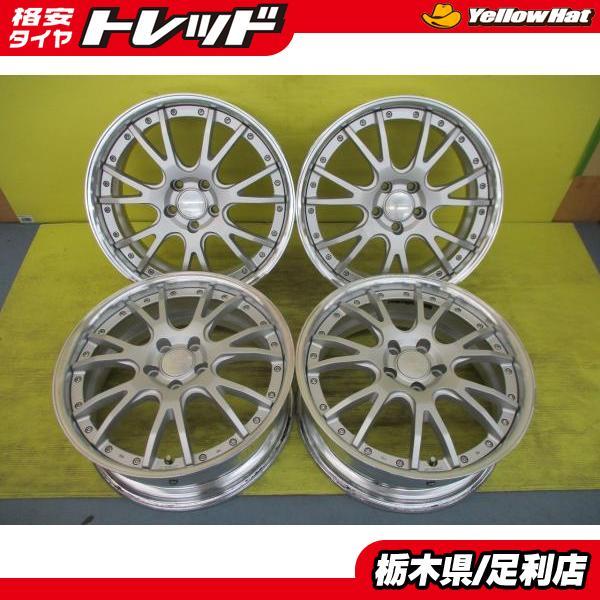 ◇中古19インチホイールのみ◇WORK グノーシス GF4 7.5J +54 Oデイスク 
