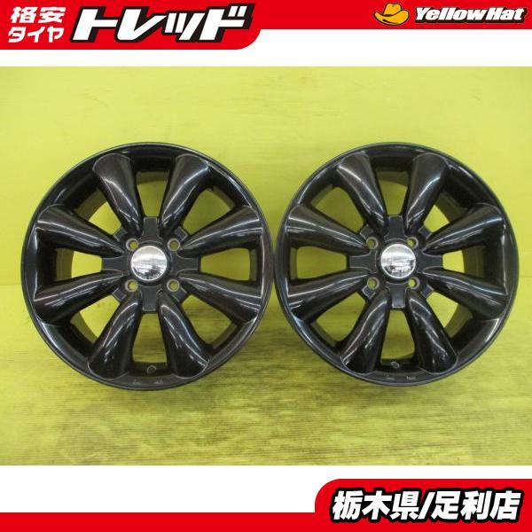 ◇中古ホイール2本のみ◇ララパーム KC-8 15インチ 6.0J +43 ブラック