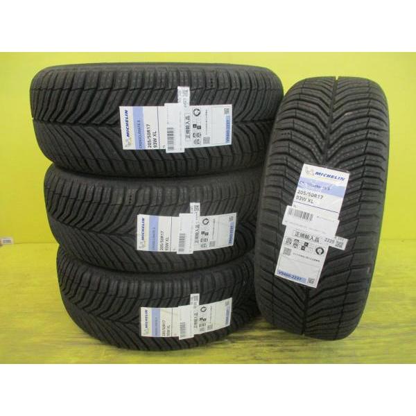 ◆2025年製未使用オールシーズンタイヤ4本セット◆ミシュラン クロスクライメート3 205/50R17インチ◆オーラインプレッサボルボV40等 足利