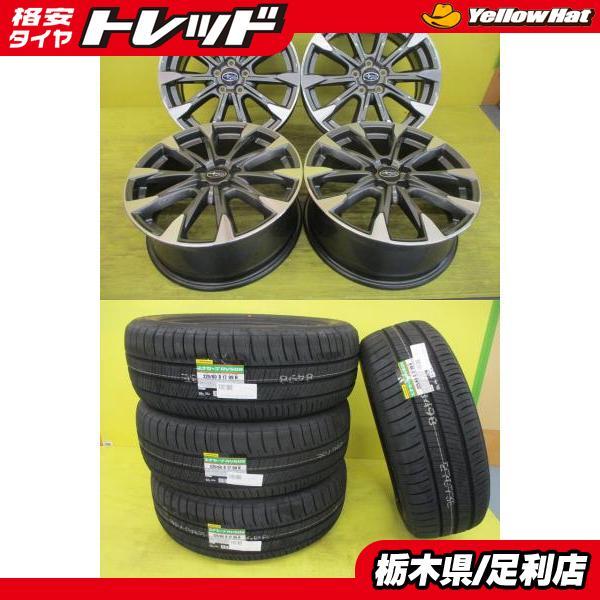 ◆GT系XVに◆国産新品ミニバン専用夏タイヤ付◆スバルインプレッサ純正+ダンロップエナセーブRV505 225/60R17インチ◆GT3 GT7 GTE 4本 