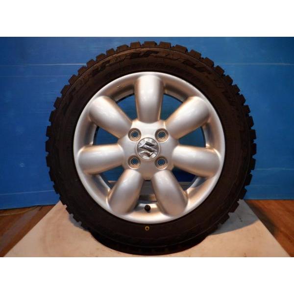 TOYO TIRES 4本 アゲカスタム ゴツゴツタイヤ 中古 スズキ ラパン純正 