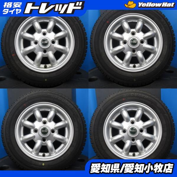 ヨコハマタイヤ 中古 145/70R12 MINI ローバー ミニ 純正 アルミ ヨコハマタイヤ 中古 145/70R12 MINI ローバー ミニ 純正 アルミ