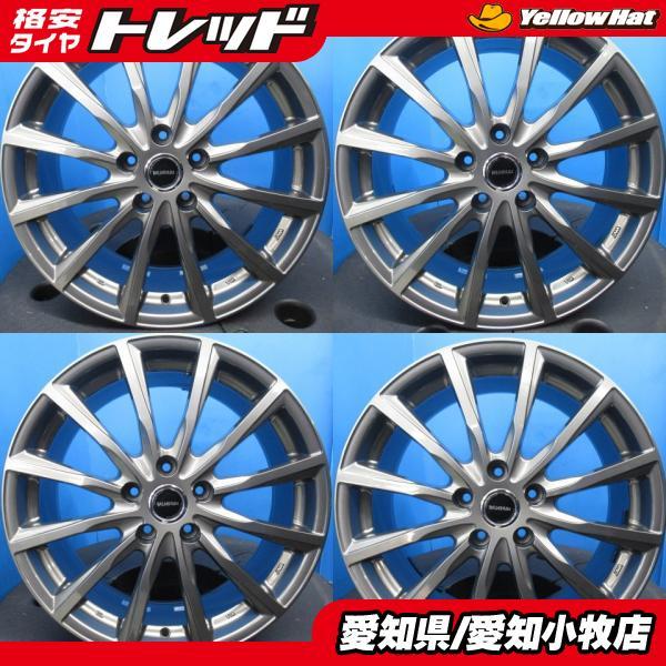 中古 18インチ アルファード ヴェルファイア 4本セット 1875+42 5H 5穴 