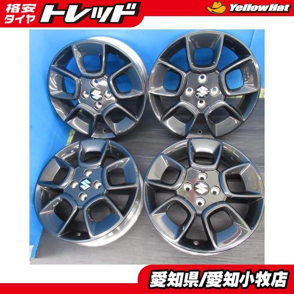 4本 スズキ イグニス クロスビー 中古 純正ホイール 16インチ 5J+40 4