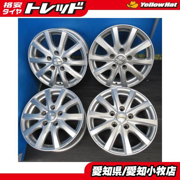 4本 トヨタ ノア ヴォクシー 中古 アルミホイール 15インチ 6.0J +52 5