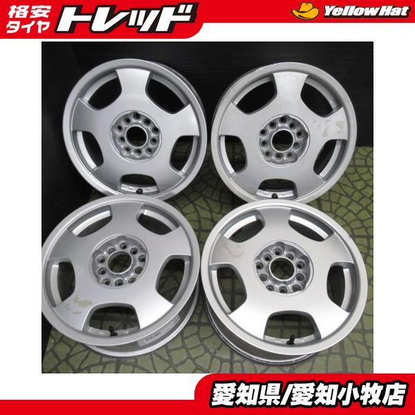 4本 アベンシス 社外 マルチホイール 10H PCD 100 114 中古 6.5J +45 