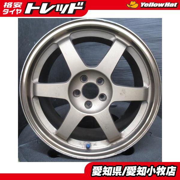 PCD100/5H】ワケアリ 1本販売 RAYS VOLKRACING TE37【17インチ 9J +43 