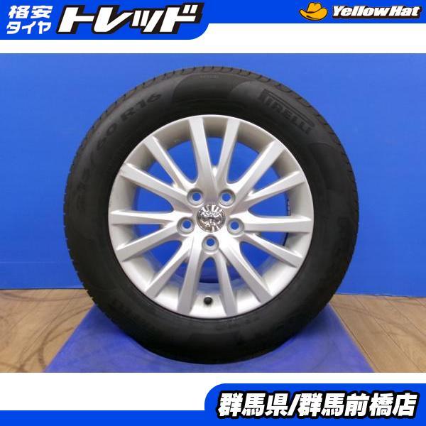 冬タイヤ 4本 中古 130系 中期 マークX 純正 + 新品 215/60R16 アイス  