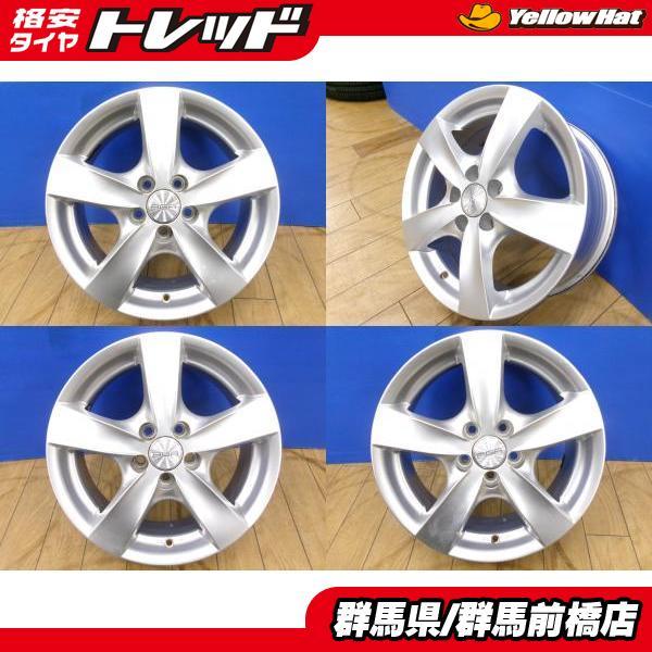AUDI A1 ポロ 専用設計 中古 アルミホイール 4本 15インチ 6J ET32 5H 