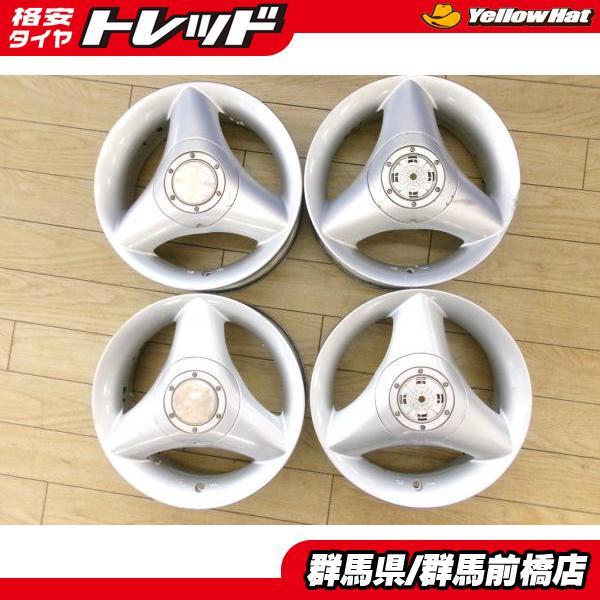 希少 4本 中古 アルミ 3本スポーク 13インチ 4.5J ET45 4H-100 110