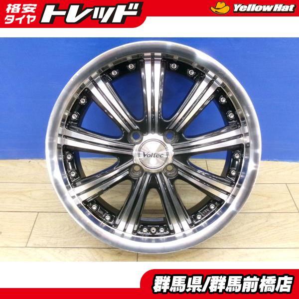 軽自動車 中古 4本 16インチ 5J ET45 4H-100 社外 アルミ Voltec HYPER 