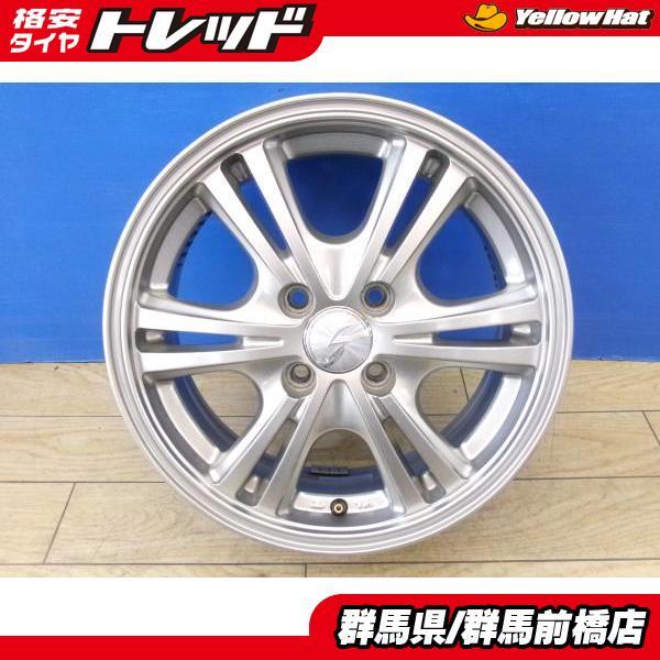 アクア ノート 中古 社外 アルミ 4本 15インチ 5.5J ET45 4H-100 