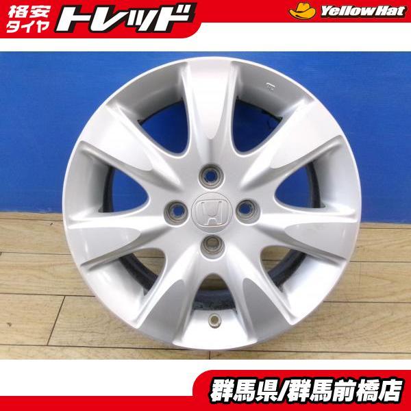 フィット 流用 中古 4本 ホンダ エアウェイブ 純正 15インチ 6J ET50 
