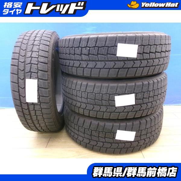 セレナ スタッドレス タイヤ D WMO2 195/60R16 89Q 4本 DUNLOP（ダンロップ） セレナ 中古 冬タイヤ 4本 7分山 WINTERMAXX