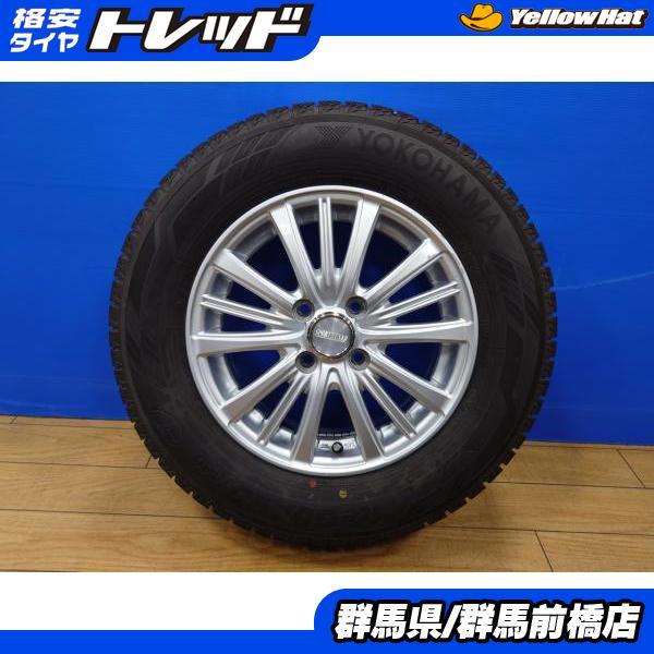 ヨコハマタイヤ（YOKOHAMA TIRE） フィールダー 中古 冬タイヤ 4本 185 