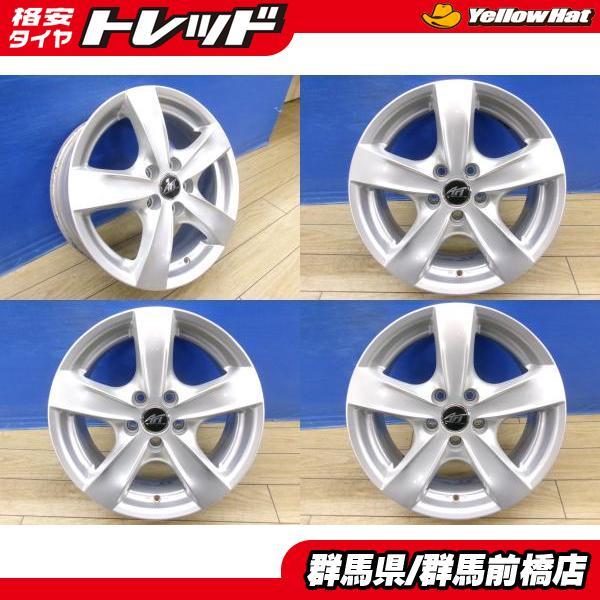 ポロ A1 中古 4本 AGA Nebel 15インチ 6J ET40 5H-100 57.1mm フォルクスワーゲン アウディ VW AUDI 6R AW G