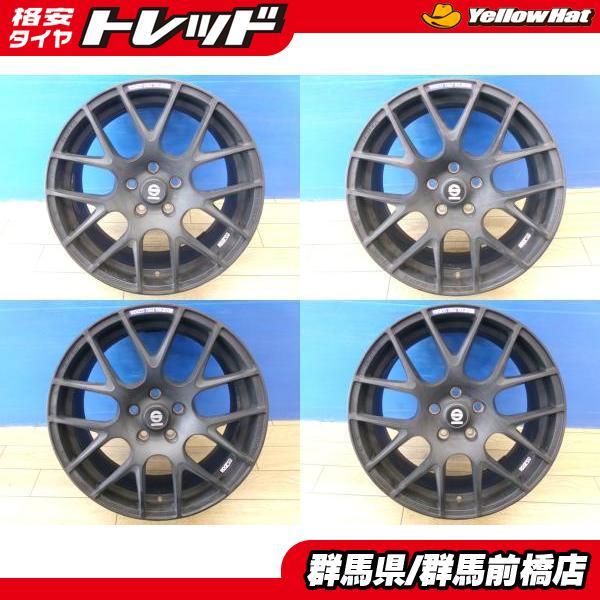 ゴルフ アウディA3 中古 4本 18インチ 8J ET48 5H-112 Sparco PRO CORSA スパルコ プロコルサ Aクラス CLA 別途ボルト