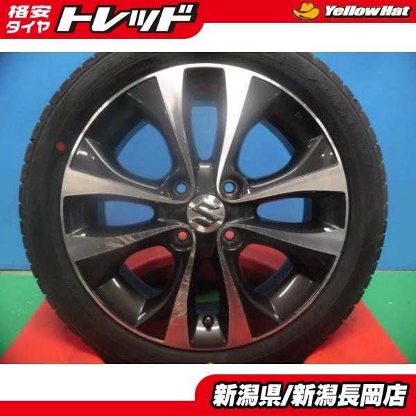 中古 スズキ ワゴンR スティングレー 純正 アルミホイール 15インチ 
