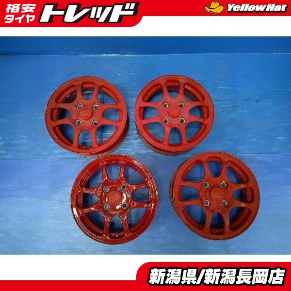 希少品 中古 アルミ エンケイ コンペティション 14インチ 5.5J +45 4穴 