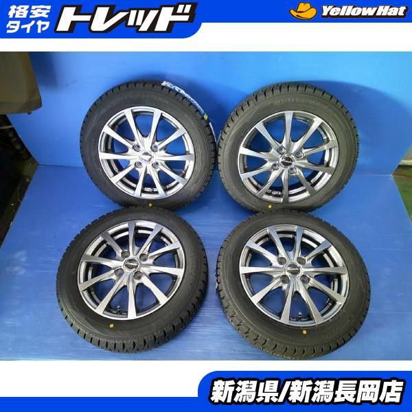 DUNLOP 【新品 2024年製冬タイヤダンロップ WM02 155/65R14】【中古 