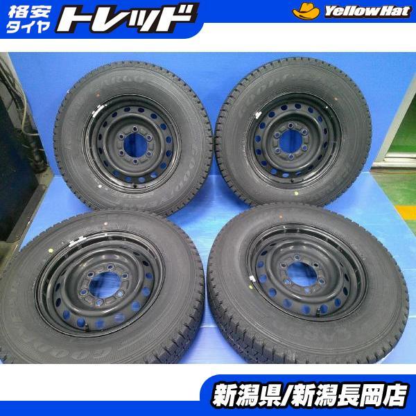 中古 トヨタ ハイエース 純正スチール 15インチ】【新品 冬タイヤ 2023 