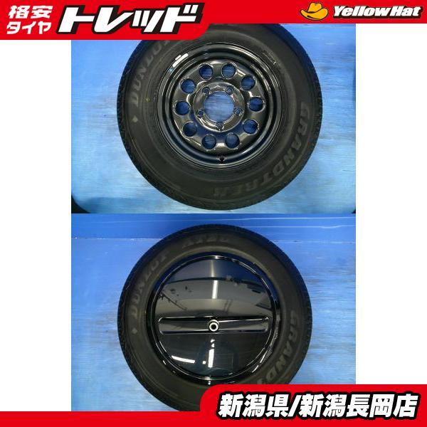 ジムニーシエラ純正タイヤ・ホイール4本セット、スペアタイヤ付き 走行