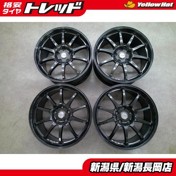 中古アルミ4本[クロススピード ハイパーエディション CR10 18インチ