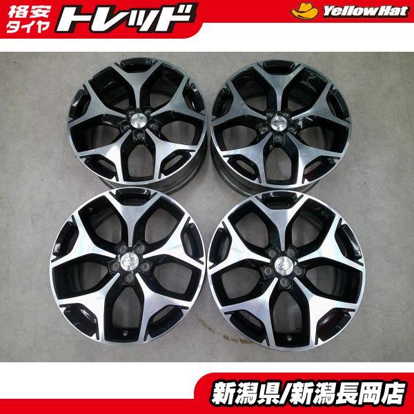 SJ系フォレスター等に 中古スバル純正アルミホイール4本セット 18