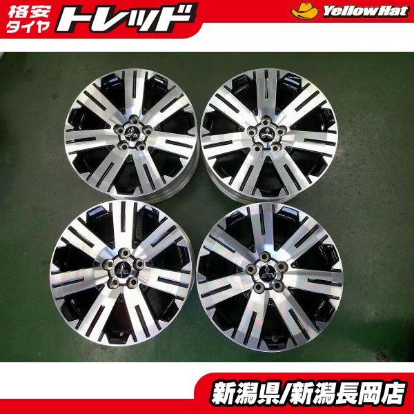 デリカD5等に ミツビシ純正18インチ7.0J+38PCD114 中古純正アルミ