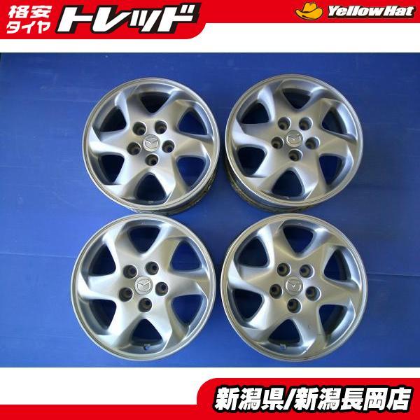 マツダMPV純正　16インチホイール　6.0J/+50　4本セット　スタッドレス/転がし/純正戻し等に　条