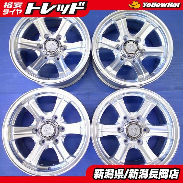 中古社外ホイールのみ4本セット ウェッズ キーラー 16インチ 7J +26 6